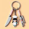 Mini Keychain Chef Knife Set
