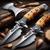 Perfect Unique Hunting Knife With Splitting Axes