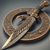 e Viking Raven Hilt Knife