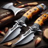 The Perfect Unique Hunting Knife With Splitting Axes