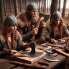 Master Craftsman of Authentic Viking Axe Hatchets