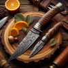 Unveiling the Beauty of Tradition | Damascus Fixed Blade Knives in Artisanal Excellence