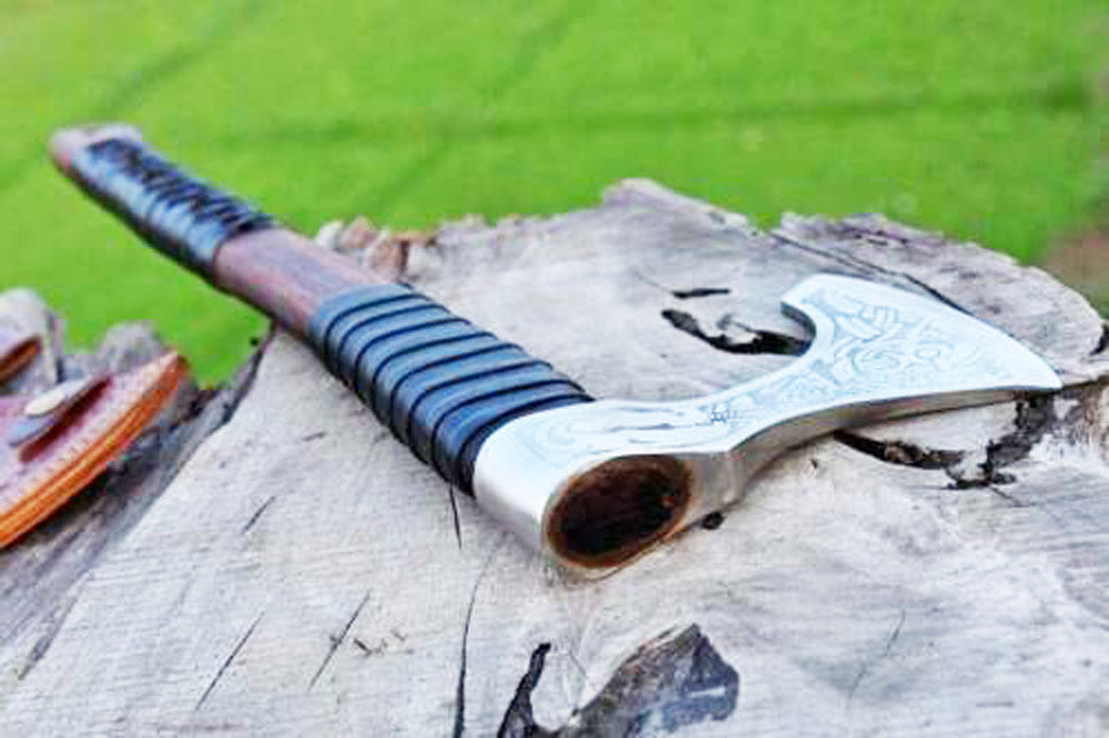 Hand Forged Viking Axe