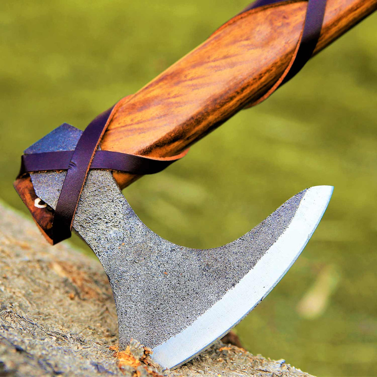 Viking Axe Hunting Camping Hatchet with Gift Viking Knife