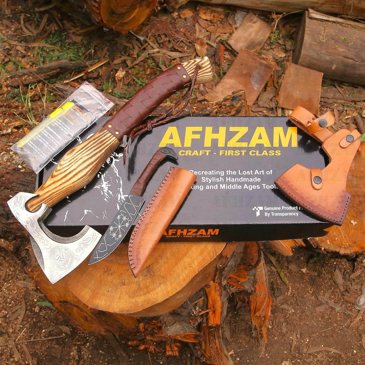 Afhzam viking axe Knife 