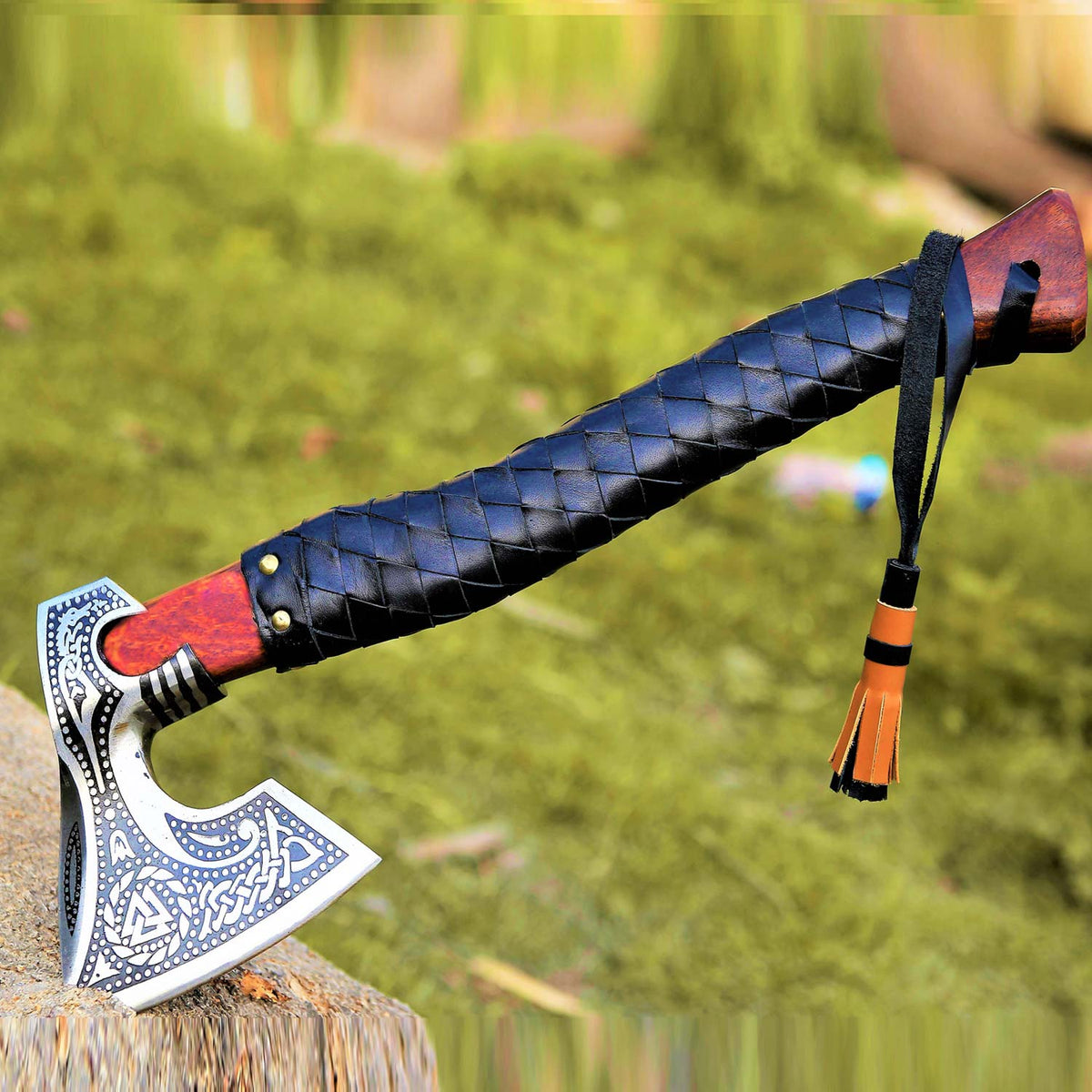 Handmade Viking Axe -- Gift Viking Knife